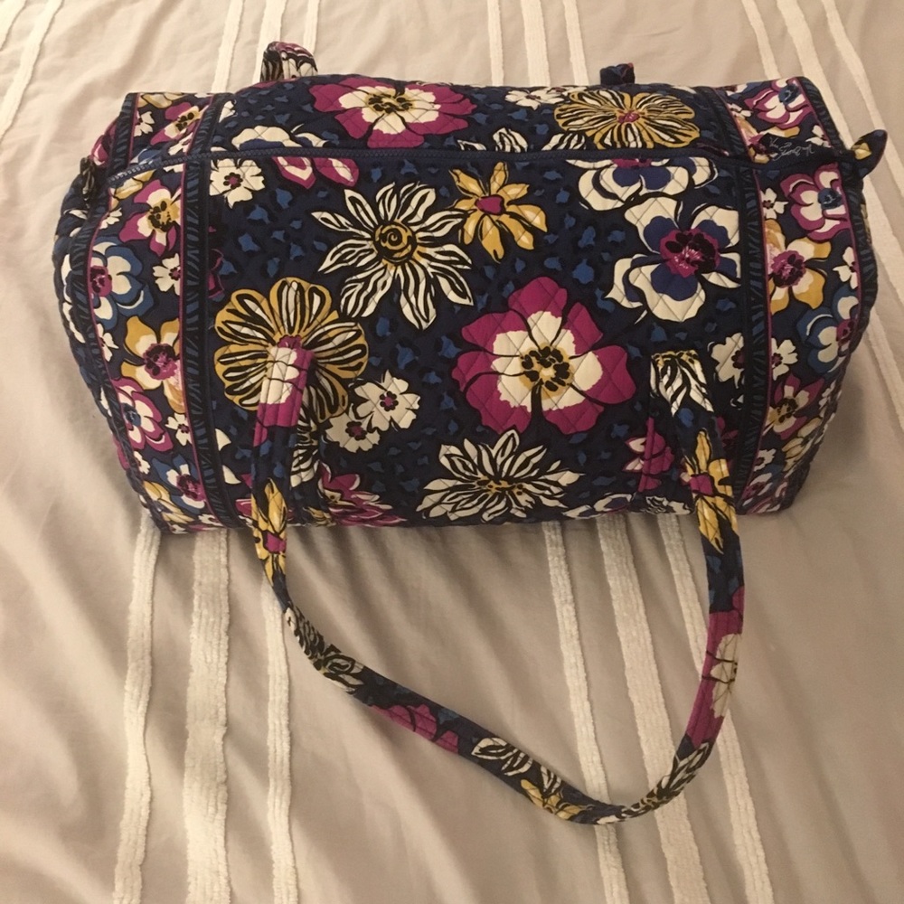 Vera Bradley Large Weekender Bag in Blue Floral